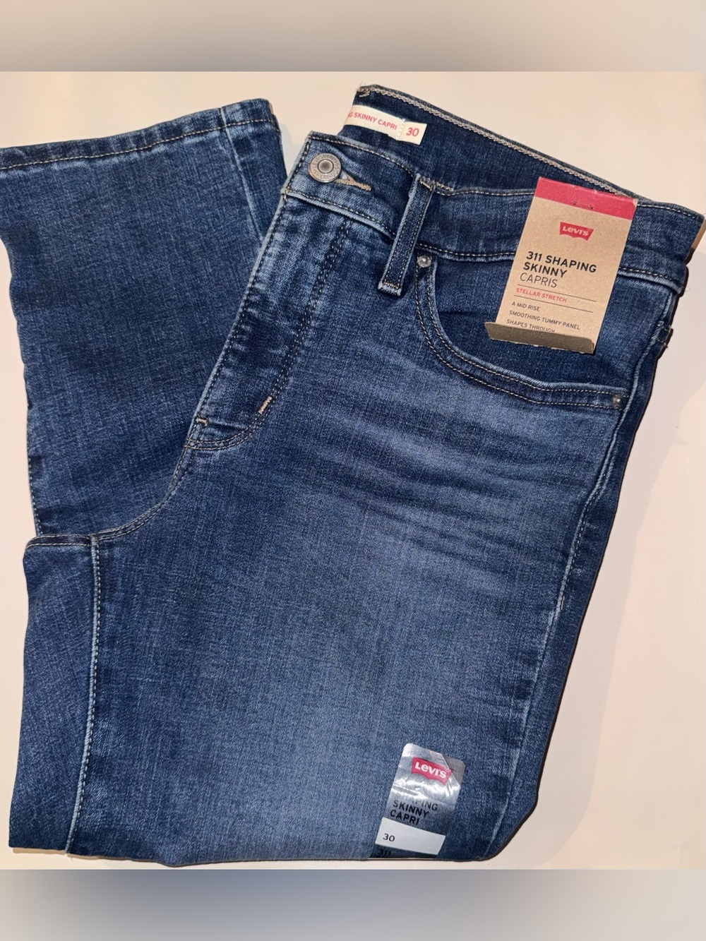 Levi's Dark Blue Skinny capris Jeans Women's